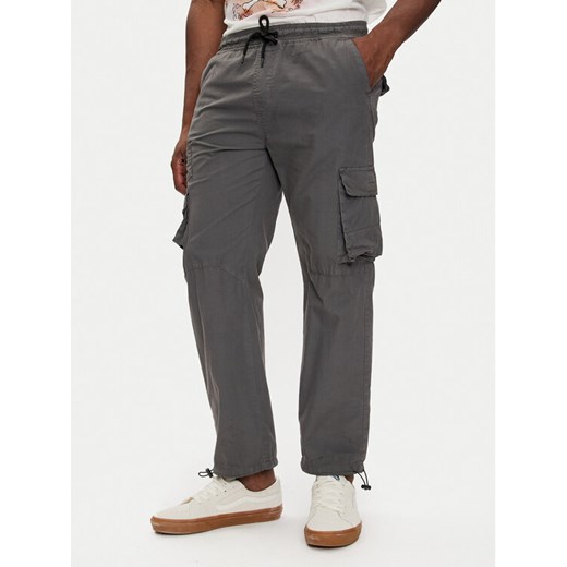 Brave Soul Joggery MTR-EVANDERGRY Szary Relaxed Fit ze sklepu MODIVO w kategorii Spodnie męskie - zdjęcie 182596387