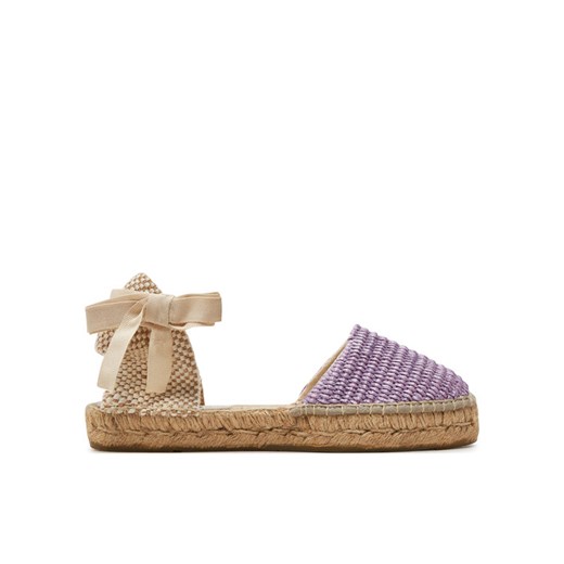 Manebi Espadryle Yucatan Flat Valenciana Espadrilles G 3.3 P0 Fioletowy ze sklepu MODIVO w kategorii Espadryle damskie - zdjęcie 182596555
