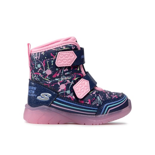 Skechers Śniegowce Power Paint 302653N/NVMT Granatowy ze sklepu MODIVO w kategorii Buty zimowe dziecięce - zdjęcie 182596579