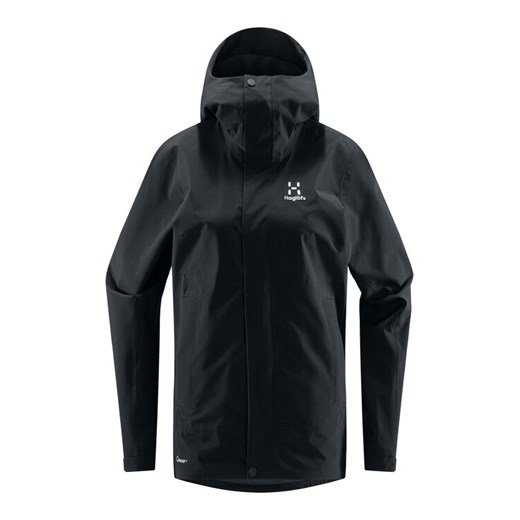 Haglöfs Kurtka przeciwdeszczowa Koyal 606494 Czarny Active Fit ze sklepu MODIVO w kategorii Kurtki damskie - zdjęcie 182596585