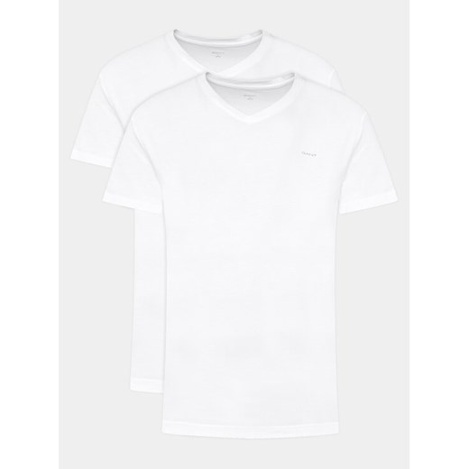 Gant Komplet 2 t-shirtów 900002018 Biały Regular Fit ze sklepu MODIVO w kategorii T-shirty męskie - zdjęcie 182596589