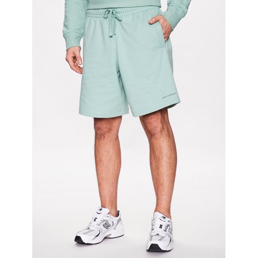 New Balance Szorty sportowe Athletics MS23550 Zielony Relaxed Fit ze sklepu MODIVO w kategorii Spodenki męskie - zdjęcie 182596636