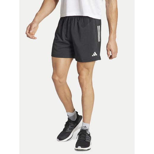 adidas Szorty sportowe Own The Run IY0704 Czarny Regular Fit ze sklepu MODIVO w kategorii Spodenki męskie - zdjęcie 182596646