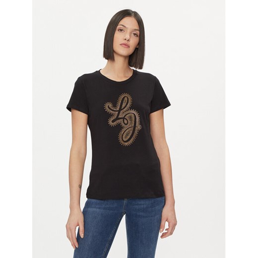 Liu Jo T-Shirt WA4051 JS923 Czarny Regular Fit ze sklepu MODIVO w kategorii Bluzki damskie - zdjęcie 182596655