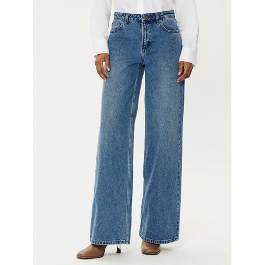 MICHAEL Michael Kors Jeansy MF49065FAU Niebieski Wide Leg ze sklepu MODIVO w kategorii Jeansy damskie - zdjęcie 182596695