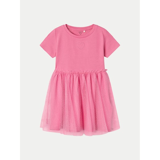 NAME IT Sukienka codzienna Harana 13226043 Różowy Regular Fit ze sklepu MODIVO w kategorii Sukienki dziewczęce - zdjęcie 182596778
