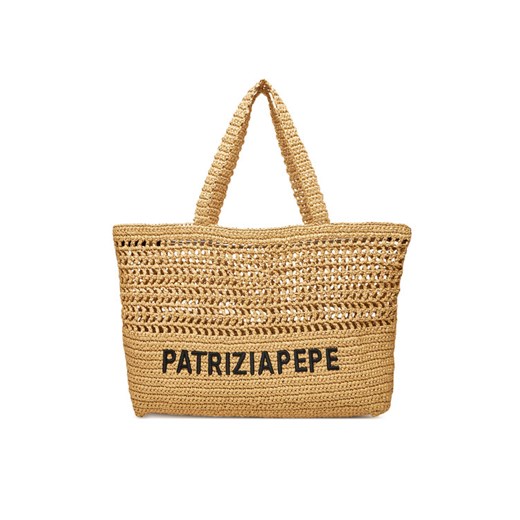 Patrizia Pepe Torebka 2B0119/V039 Beżowy ze sklepu MODIVO w kategorii Torby Shopper bag - zdjęcie 182596786