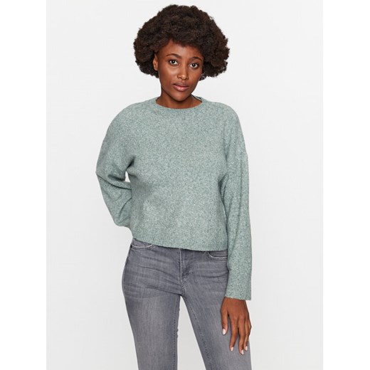 Vero Moda Sweter 10291696 Zielony Regular Fit ze sklepu MODIVO w kategorii Swetry damskie - zdjęcie 182596815