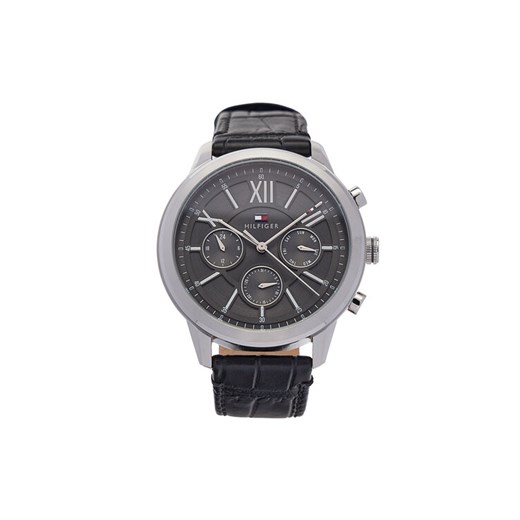 Tommy Hilfiger Zegarek Morrison 1710527 Czarny ze sklepu MODIVO w kategorii Zegarki - zdjęcie 182596826