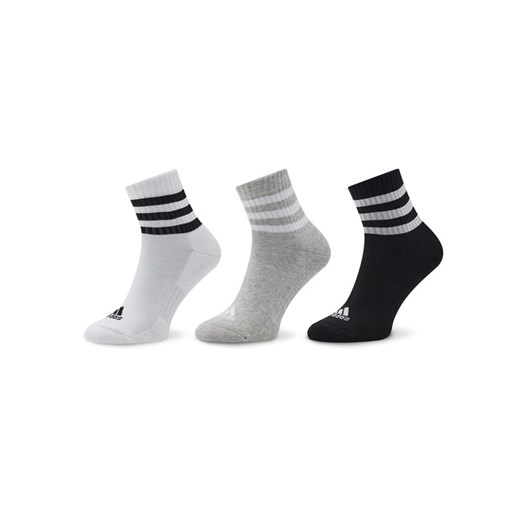 adidas Zestaw 3 par wysokich skarpet unisex 3S C Spw Mid 3P IC1318 Kolorowy ze sklepu MODIVO w kategorii Skarpetki dziecięce - zdjęcie 182596827