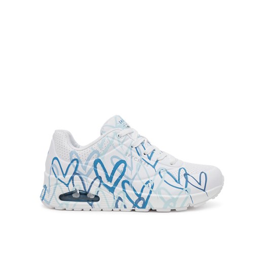 Skechers Sneakersy Uno - Spread the Love 155507/WBL Biały ze sklepu MODIVO w kategorii Buty sportowe damskie - zdjęcie 182596845