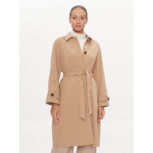 ONLY Trencz Orchid 15308598 Beżowy Regular Fit ze sklepu MODIVO w kategorii Płaszcze damskie - zdjęcie 182596867