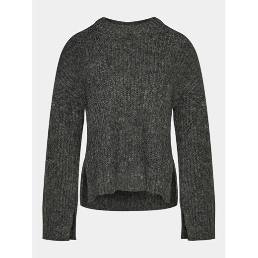 Gina Tricot Sweter 20776 Szary Regular Fit ze sklepu MODIVO w kategorii Swetry damskie - zdjęcie 182596868