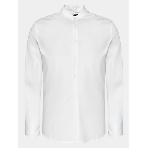 Sisley Koszula 5CNXSQ032 Biały Slim Fit ze sklepu MODIVO w kategorii Koszule męskie - zdjęcie 182596915