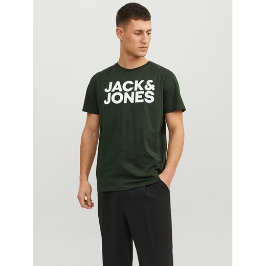 Jack&Jones T-Shirt Corp 12151955 Zielony Standard Fit ze sklepu MODIVO w kategorii T-shirty męskie - zdjęcie 182596938