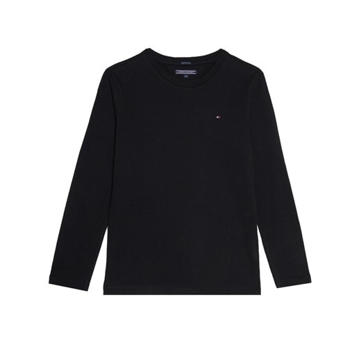 Tommy Hilfiger Bluzka KB0KB04141 S Czarny Regular Fit ze sklepu MODIVO w kategorii T-shirty chłopięce - zdjęcie 182596955