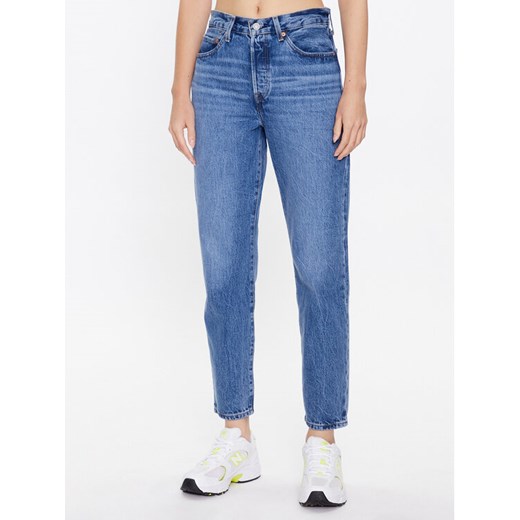 Levi's® Jeansy 501® '81 A4699-0009 Niebieski Straight Fit ze sklepu MODIVO w kategorii Jeansy damskie - zdjęcie 182596958