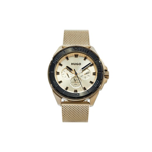 Hugo Zegarek Fresh 1530288 Złoty ze sklepu MODIVO w kategorii Zegarki - zdjęcie 182596967