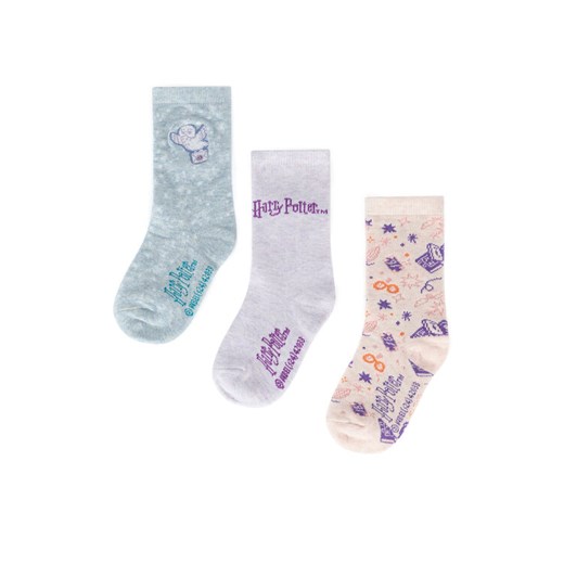 Harry Potter Skarpety ACCCS-AW24-225WBHP (3-pack) Różowy ze sklepu MODIVO w kategorii Skarpetki dziecięce - zdjęcie 182596976