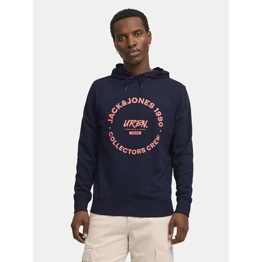 Jack&Jones Bluza Simon 12269353 Granatowy Standard Fit ze sklepu MODIVO w kategorii Bluzy męskie - zdjęcie 182597008