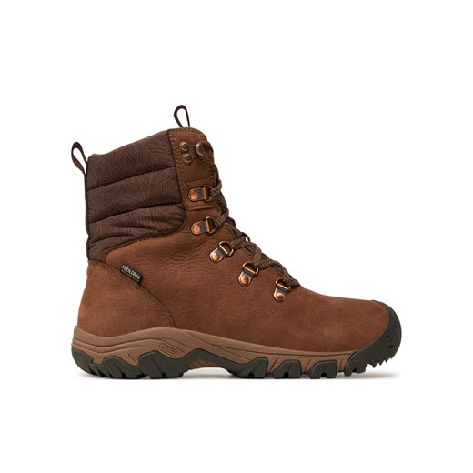 Keen Trekkingi Greta Waterproof 1027717 Brązowy ze sklepu MODIVO w kategorii Buty trekkingowe damskie - zdjęcie 182597055