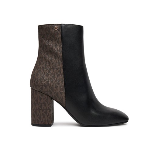 MICHAEL Michael Kors Botki 40F4HZHEFL Czarny ze sklepu MODIVO w kategorii Botki - zdjęcie 182597096