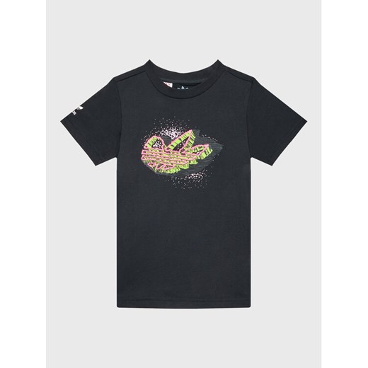 adidas T-Shirt Graphic HL6855 Czarny Regular Fit 7_8Y MODIVO
