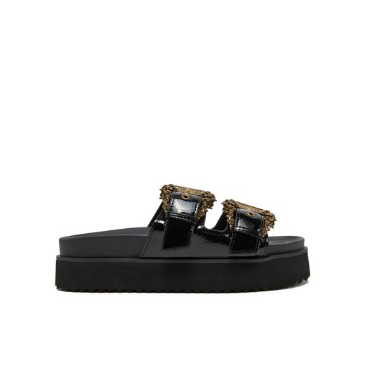Versace Jeans Couture Klapki 78VA3SM1 Czarny ze sklepu MODIVO w kategorii Klapki damskie - zdjęcie 182597107