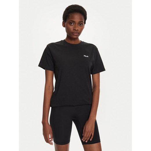 Fila T-Shirt Biendorf FAW0452 Czarny Regular Fit ze sklepu MODIVO w kategorii Bluzki damskie - zdjęcie 182597155