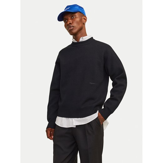 Jack&Jones Sweter 12261852 Czarny Loose Fit ze sklepu MODIVO w kategorii Swetry męskie - zdjęcie 182597177