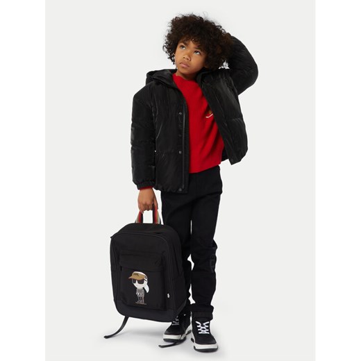 Karl Lagerfeld Kids Kurtka zimowa Z30274 S Czarny Regular Fit ze sklepu MODIVO w kategorii Kurtki chłopięce - zdjęcie 182597189
