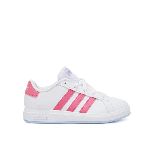 adidas Sneakersy Grand Court Lifestyle JI0971 Biały ze sklepu MODIVO w kategorii Buty sportowe dziecięce - zdjęcie 182597195