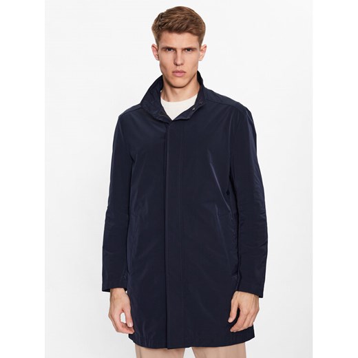 BOSS Płaszcz przejściowy 50488472 Granatowy Relaxed Fit ze sklepu MODIVO w kategorii Płaszcze męskie - zdjęcie 182597249