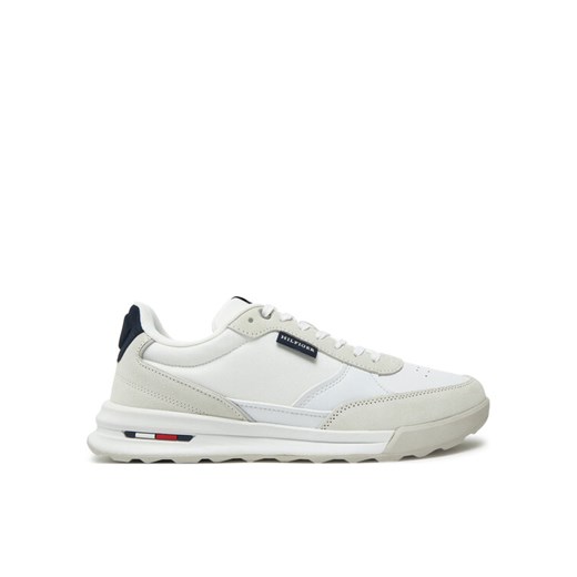 Tommy Hilfiger Sneakersy Retro Runner Mix Rwb FM0FM05371 Biały ze sklepu MODIVO w kategorii Buty sportowe męskie - zdjęcie 182597286