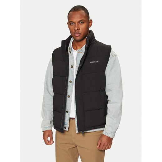Guess Kamizelka M4BN47 WGII2 Czarny Regular Fit ze sklepu MODIVO w kategorii Kamizelki męskie - zdjęcie 182597326