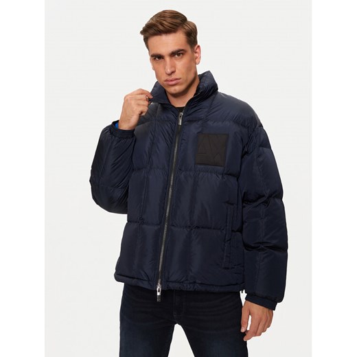 Armani Exchange Kurtka puchowa 6DZB21 ZN4XZ 1510 Granatowy Regular Fit ze sklepu MODIVO w kategorii Kurtki męskie - zdjęcie 182597338