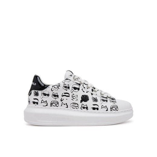KARL LAGERFELD Sneakersy KL62512 Biały ze sklepu MODIVO w kategorii Buty sportowe damskie - zdjęcie 182597389