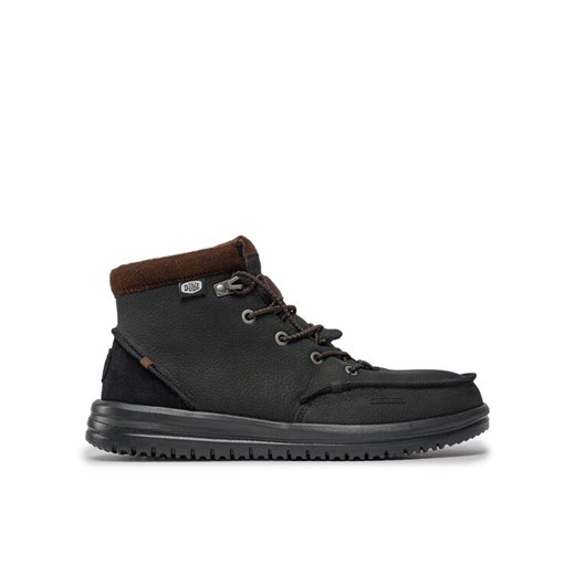 Hey Dude Trzewiki Bradley Boot Leather 40189-001 Czarny ze sklepu MODIVO w kategorii Buty zimowe męskie - zdjęcie 182597418