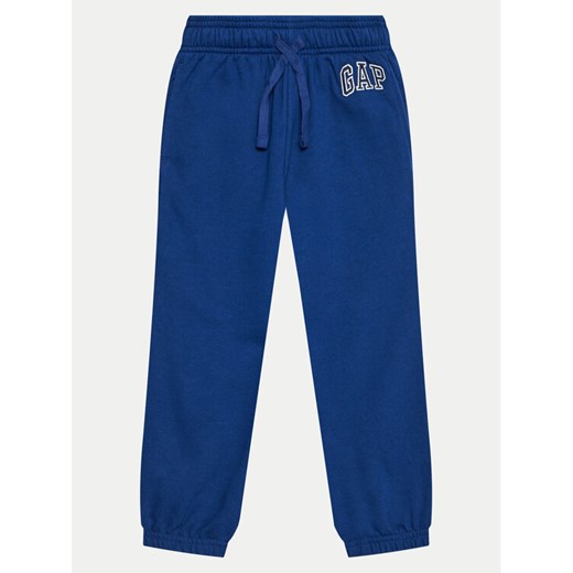 Gap Spodnie dresowe 542339-02 Niebieski Regular Fit ze sklepu MODIVO w kategorii Spodnie chłopięce - zdjęcie 182597457