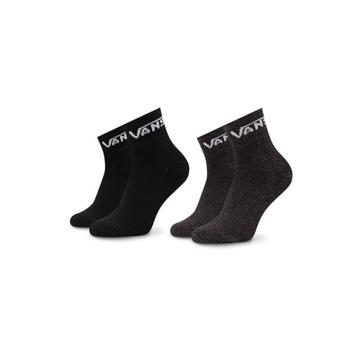 Vans Zestaw 2 par wysokich skarpet dziecięcych Drop V Classic VN0A7PTC Czarny ze sklepu MODIVO w kategorii Skarpetki dziecięce - zdjęcie 182597476