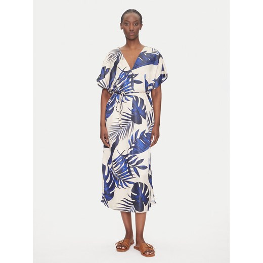 Vero Moda Sukienka letnia Vina 10327430 Beżowy Relaxed Fit ze sklepu MODIVO w kategorii Sukienki - zdjęcie 182597478