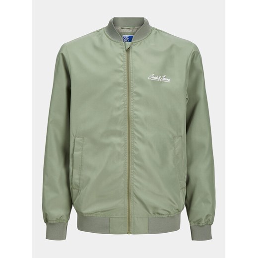 Jack&Jones Junior Kurtka bomber Oliver 12249437 Zielony Regular Fit ze sklepu MODIVO w kategorii Kurtki chłopięce - zdjęcie 182597505