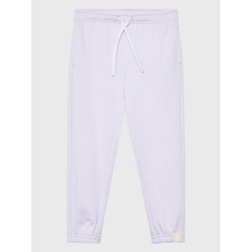 United Colors Of Benetton Spodnie dresowe 3UHRCF02Z Fioletowy Regular Fit ze sklepu MODIVO w kategorii Spodnie dziewczęce - zdjęcie 182597506