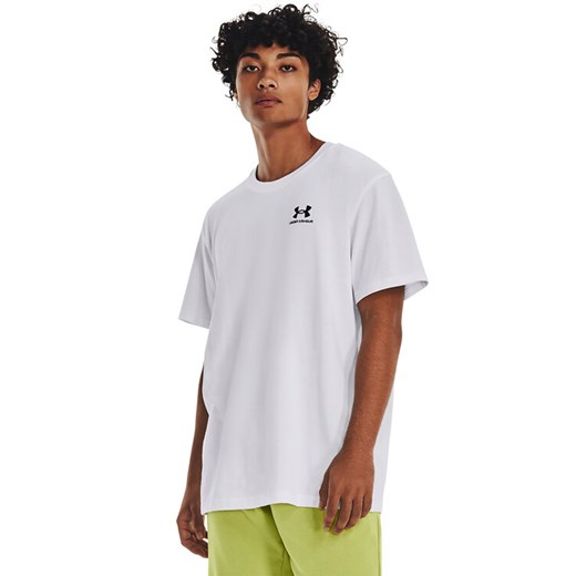 Under Armour T-Shirt Ua Logo Emb 1373997 Biały Relaxed Fit ze sklepu MODIVO w kategorii T-shirty męskie - zdjęcie 182597537