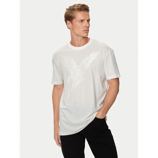 Armani Exchange T-Shirt 6DZTAD ZJ9TZ 1116 Biały Regular Fit Armani Exchange L MODIVO