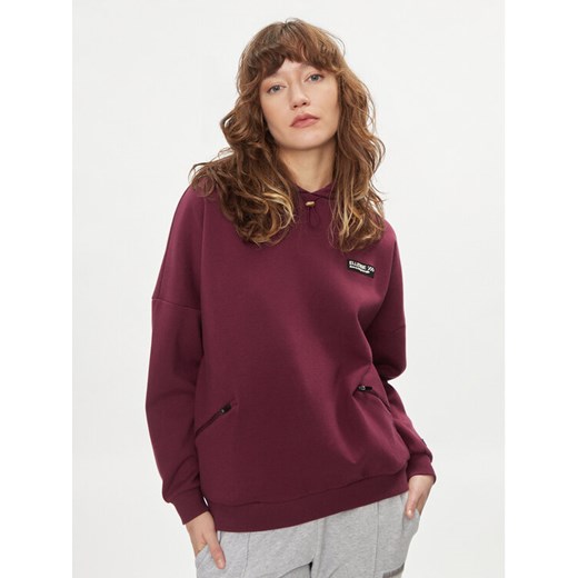 Ellesse Bluza Semprevisa Oh SGP15848 Bordowy Relaxed Fit ze sklepu MODIVO w kategorii Bluzy damskie - zdjęcie 182597559