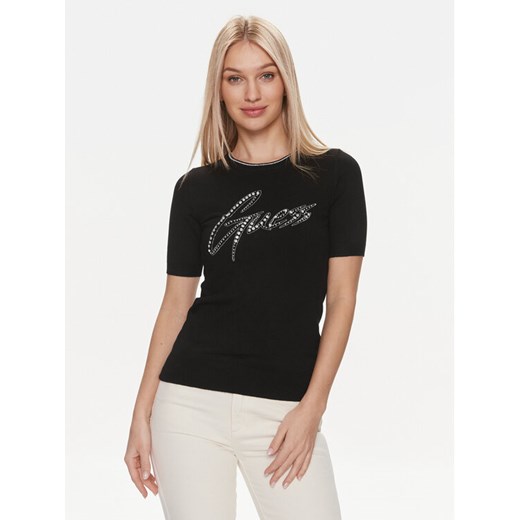 Guess Sweter Grace W4RR38 Z2NQ2 Czarny Regular Fit ze sklepu MODIVO w kategorii Bluzki damskie - zdjęcie 182597599