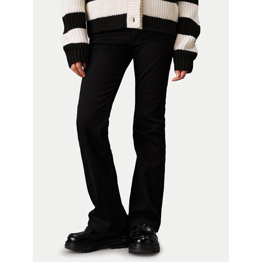 Calvin Klein Jeans Jeansy IG0IG02610 Czarny Flare Fit 16Y MODIVO