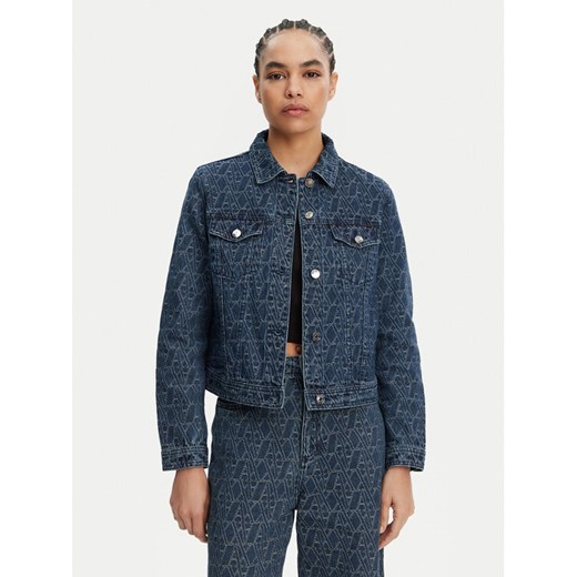 Armani Exchange Kurtka jeansowa XW000556 AF12844 FB055 Niebieski Regular Fit ze sklepu MODIVO w kategorii Kurtki damskie - zdjęcie 182597709