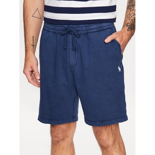 Polo Ralph Lauren Szorty sportowe 710704271016 Granatowy Regular Fit Polo Ralph Lauren XL MODIVO